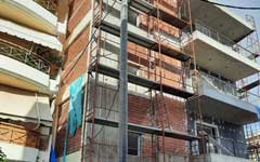 Σκαλωσια στο καματερο