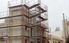 Σκαλωσια στο Ιλιον